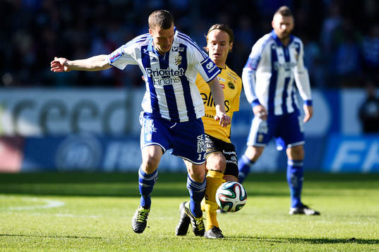 IFK Göteborgs Jakob Johansson  och Elfsborgs Viktor Prodell
