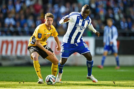IFK Göteborgs Malick Mané och Elfsborgs Marcus Rohdén