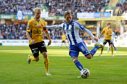 IFK Göteborgs Ludwig Augustinsson och Elfsborgs Johan