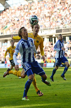 IFK Göteborgs Ludwig Augustinsson och Elfsborgs Viktor