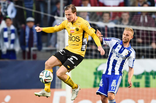 Elfsborgs Daniel Mobaeck och IFK Göteborgs Robin Söder