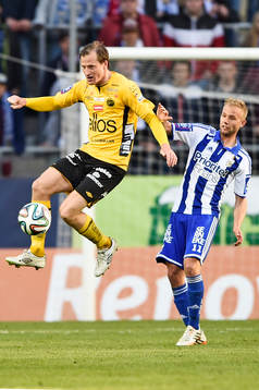 Elfsborgs Daniel Mobaeck och IFK Göteborgs Robin Söder