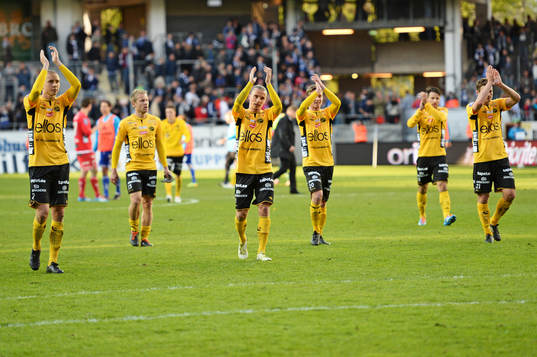 Elfsborgsspelarna tackar