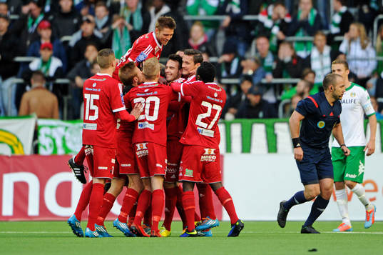 Värnamos Martin Claesson jublar
