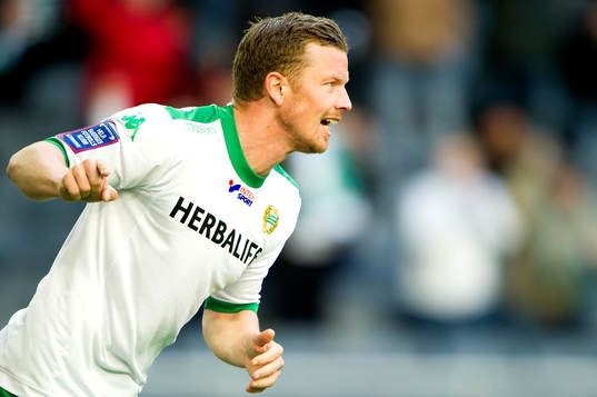 Hammarbys Thomas Guldborg Christensen  jublar