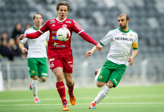 Värnamos Oskar Johansson och Hammarbys Kennedy Bakircioglü