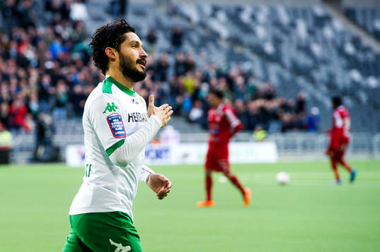 Hammarbys Pablo Piñones-Arce jublar