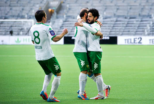 Hammarbys Pablo Piñones-Arce jublar