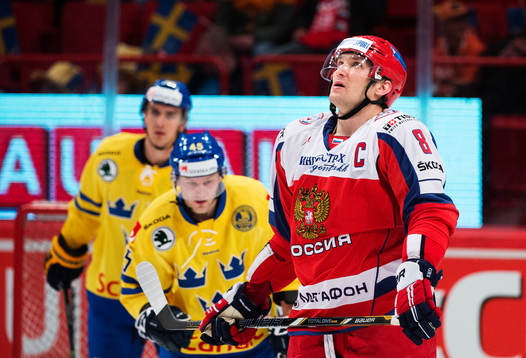 Rysslands Alexander Ovechkin deppar