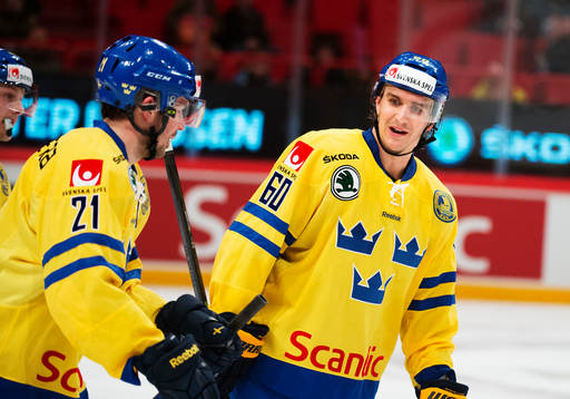 Sveriges Jimmie Ericsson och Mikael Backlund