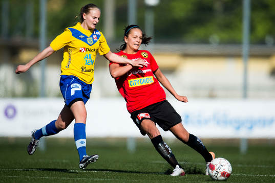 Umeå Södras Therése Boström och LB07s Josefine Rydle