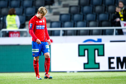 Helsingborgs Jere Uronen deppar