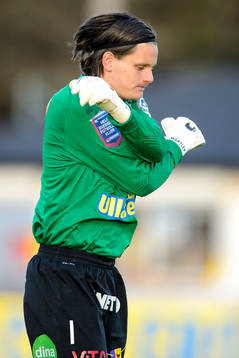 Falkenbergs målvakt Otto Martler