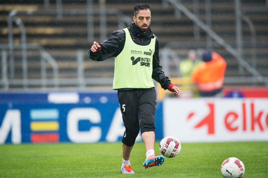 Helsingborgs Abdul Khalili vid Helsingborgs träning