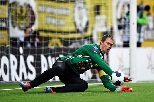 Mjällbys målvakt Mattias Asper