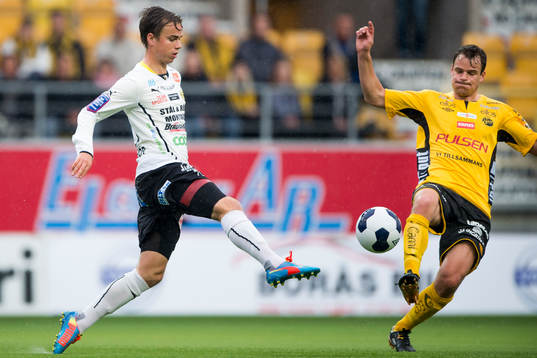 Mjällbys Andreas Blomqvist och Elfsborgs Henning Hauger