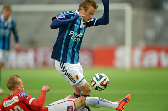 Djurgårdens Aleksander Faltsetas och Kalmars Tobias