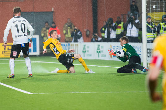 Elfsborgs Lasse Nilsson gör 2-1