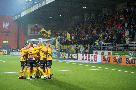 Elfsborgs spelare jublar