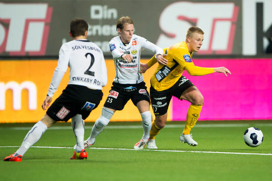 Elfsborgs Per Frick och Mjällbys Anton Dahlström