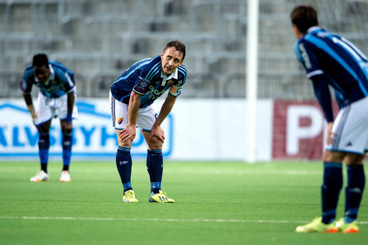 Djurgårdens Andreas Johansson deppar