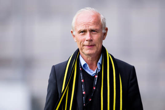 Häckens klubbdirektör Dennis Andersson innan