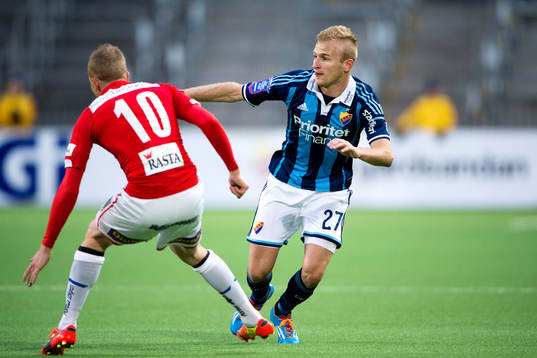 Kalmars Tobias Eriksson och Djurgårdens Vytautas