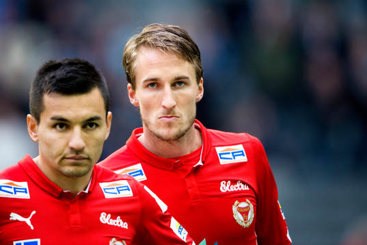Kalmars Emin Nouri och Kalmars Tor Øyvind Hovda