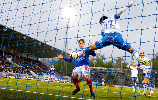 Mål 0-1 av Åtvidabergs Victor Sköld förbi Norrköpings