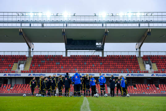 Laget har genomgång på Myresjöhus Arena