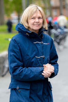 Skottlands förbundskapten Anna Signeul innan
