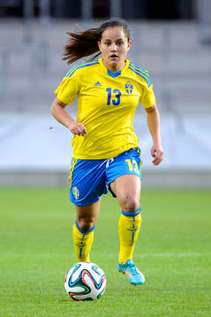 Sveriges Malin Diaz
