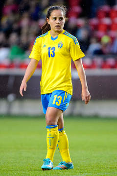 Sveriges Malin Diaz