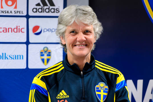Sveriges förbundskapten Pia Sundhage