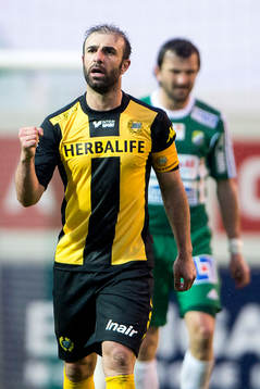 Hammarbys Kennedy Bakircioglü  jublar