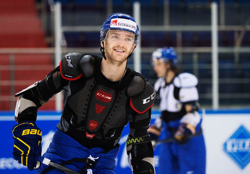 Mattias Ekholm och andra spelare i laget fick delta utan