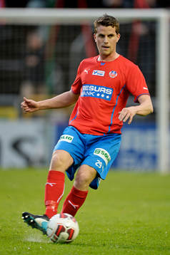 Helsingborgs Jesper Björkman i matchen i allsvenskan