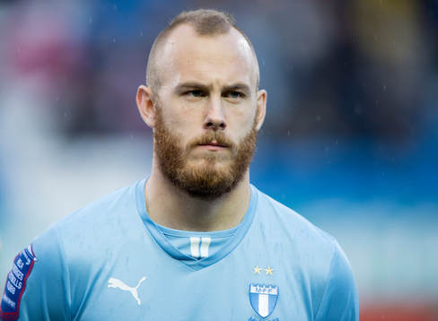 Malmös Magnus Eriksson i matchen i allsvenskan mellan
