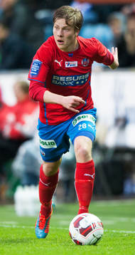 Helsingborgs Jere Uronen i matchen i allsvenskan mellan