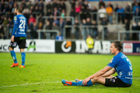 Halmstads Fredrik Liverstam deppar