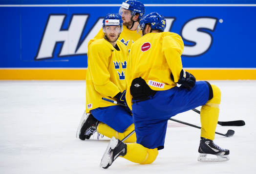 Mattias Ekholm, Tim Erixon och Dick Axelsson