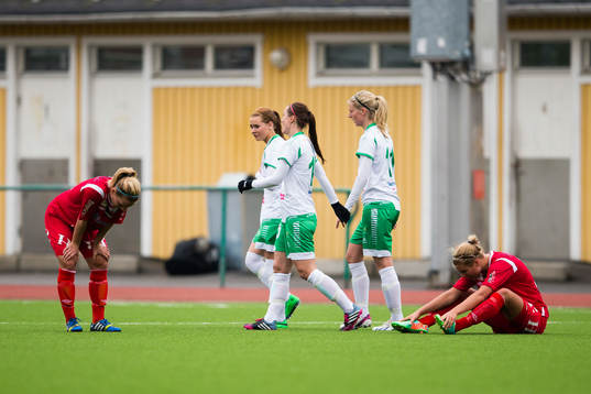Halmias Iréne Isaksson och Tilda Bengtsson deppar