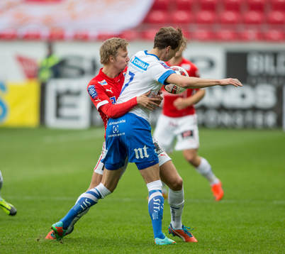 Kalmars Jonathan Ring och Norrköpings Lars Christian Krogh