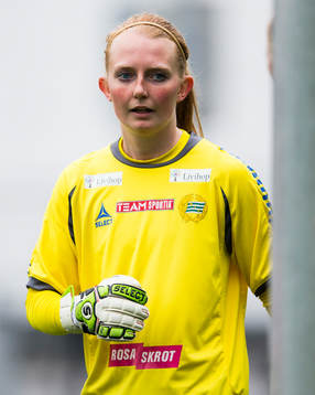Hammarbys målvakt Emelie Ekman