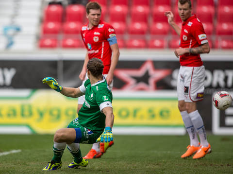 Norrköpings målvakt David Mitov Nilsson