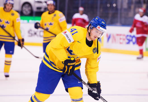 Sveriges Gustav Nyquist värmer upp