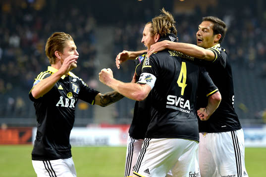 Bläddra bland fler bilder av Fotboll, Allsvenskan, AIK - Mjällby