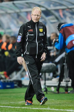 Mjällbys tränare Lars Jacobsson