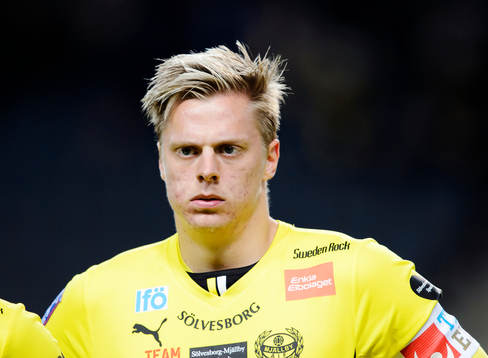 Porträtt på Mjällbys Mattias Håkansson innan