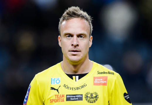 Porträtt på Mjällbys Marcus Ekenberg innan